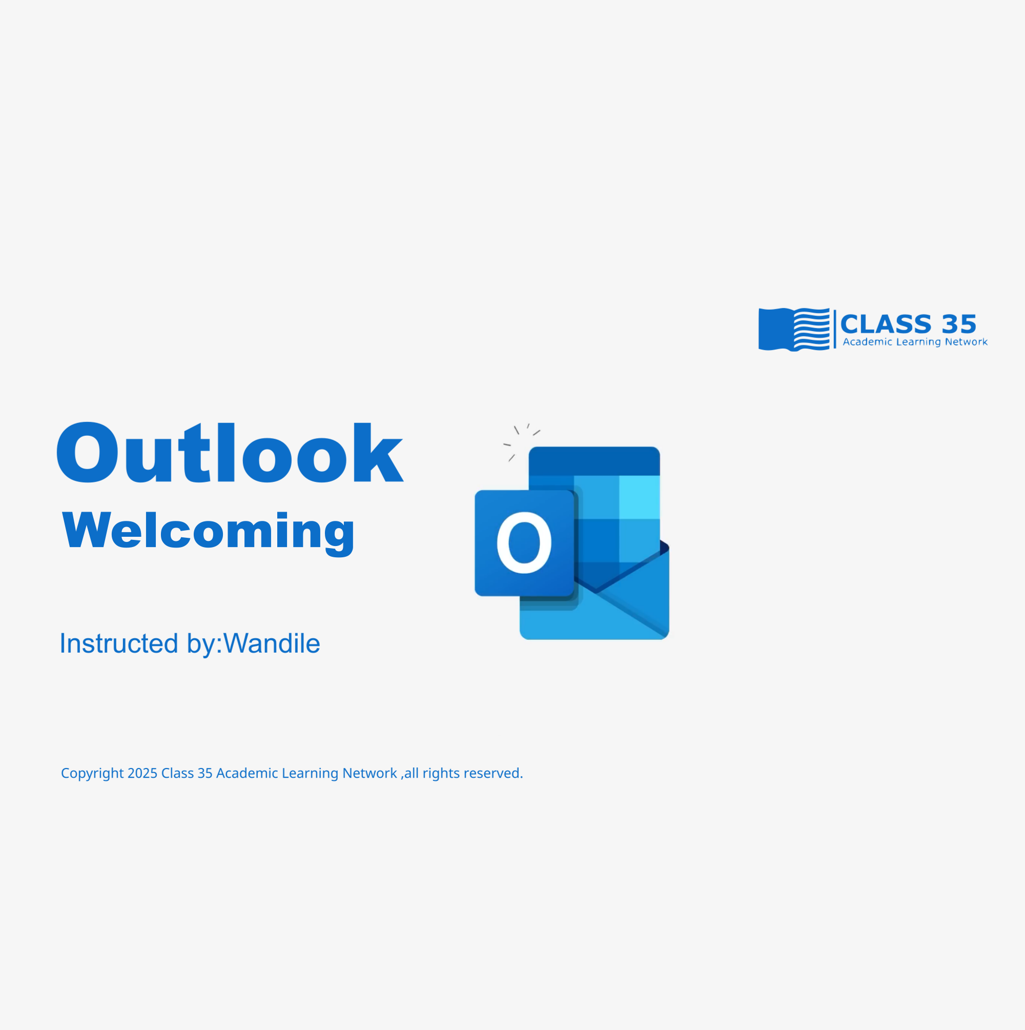Microsoft Outlook for WIL (Built Environment)